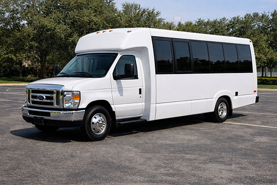 18-passenger minibus available for charter in Johnstown, OH